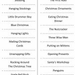 Christmas Charades (Free Printable Party Game) | Free Printable Christmas Charades Cards