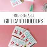 Christmas Gift Card Sleeves   Free Printable! | Free Printable Christmas Gift Cards