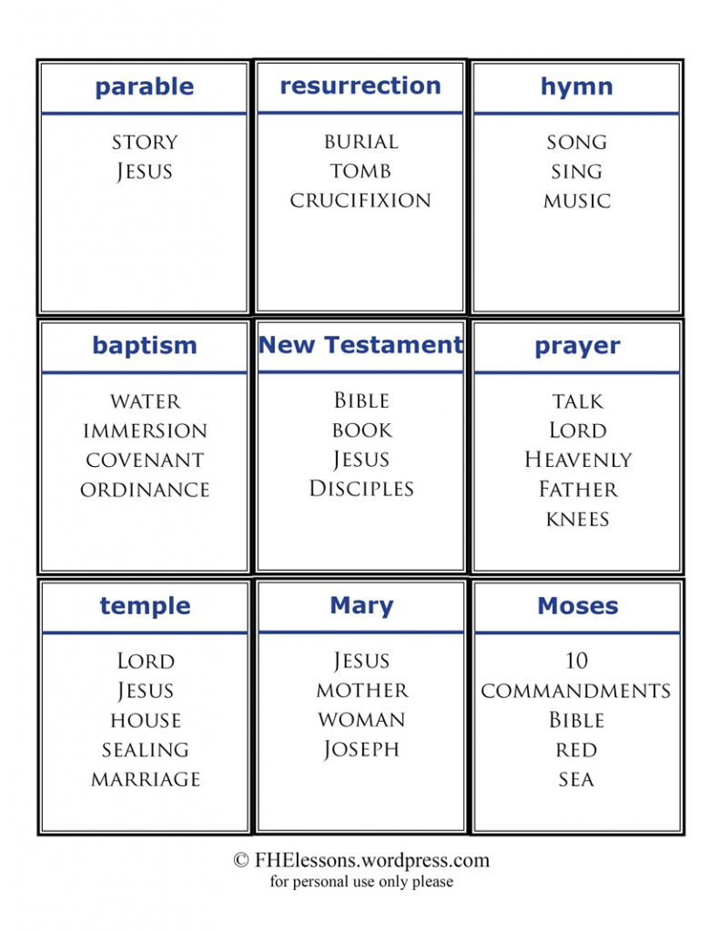 Printable Taboo Cards Download Best FREE Printable