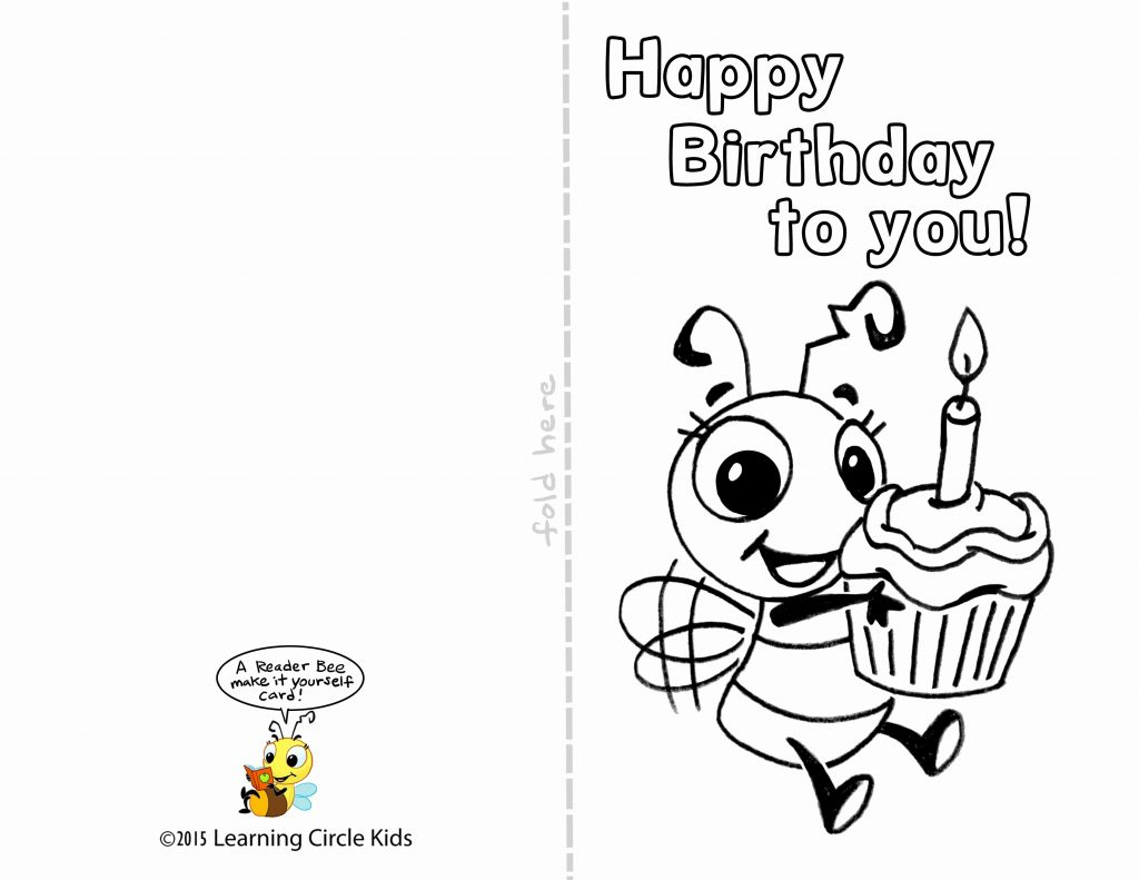 Coloring Pages ~ Astonishing Free Coloring Birthday Cards Printable | Printable Birthday Cards For Her