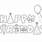 Coloring Pages ~ Free Coloring Birthday Cards Astonishing Card Black | Black And White Birthday Cards Printable