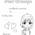 Coloring Pages ~ Greeting Card Coloring Pages Best Grandpa Printable | Grandparents Day Cards Printable