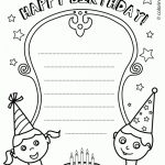 Coloring Pages ~ Printable Coloring Birthday Cards For Mom Free Boys | Printable Coloring Birthday Cards For Mom