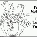 Coloring Pages ~ Tremendous Mothers Day Coloring Pages Photo | Free Printable Mothers Day Coloring Cards