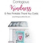 Contagious Kindness Tags & Free Printable Thank You Cards   Paint | Cute Printable Thank You Cards