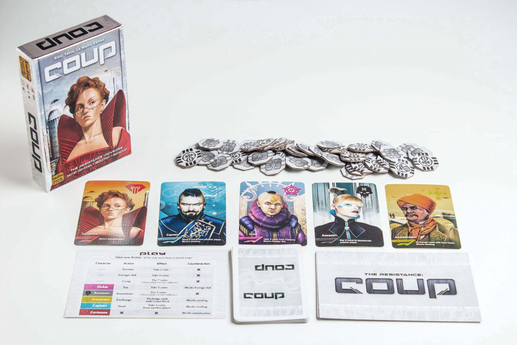 Coup Card Game (The Resistance Universe) | Board Games! | Set Card | Coup Card Game Printable