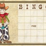 Cowboy Themed Bingo Cards | Cowboy Bingo Printable Cards