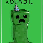 Creeper Birthday Cardlucieniibi.deviantart On @deviantart | Minecraft Birthday Card Printable