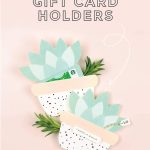 Cute Succulent Printable Gift Card Holder   Design Eat Repeat | Printable Gift Card Holder Birthday