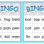 Cvc Words Bingo Worksheet   Free Esl Printable Worksheets Made | Printable Cvc Word Cards
