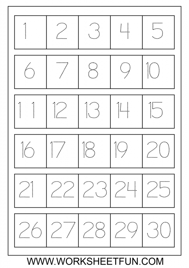 نتيجة بحث الصور عن Tracing Numbers 1-20 | Worksheets | Number | Number Word Flash Cards Printable 1 20