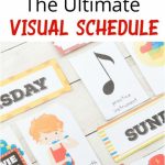 Daily Visual Schedule For Kids Free Printable | Kids Crafts And | Free Printable Picture Schedule Cards
