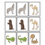 Desert Animal Printables   Teaching Mama | Animal Matching Cards Printable