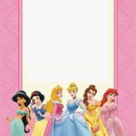 Disney Princess Birthday Invitations Printable Free | Borders And | Free Printable Princess Invitation Cards