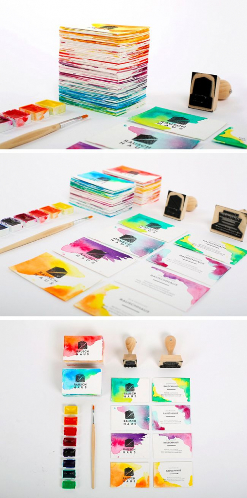 Diy Watercolor Business Cards Gallery: Plus Quick Tips On Making | Make Your Own Business Cards Free Printable