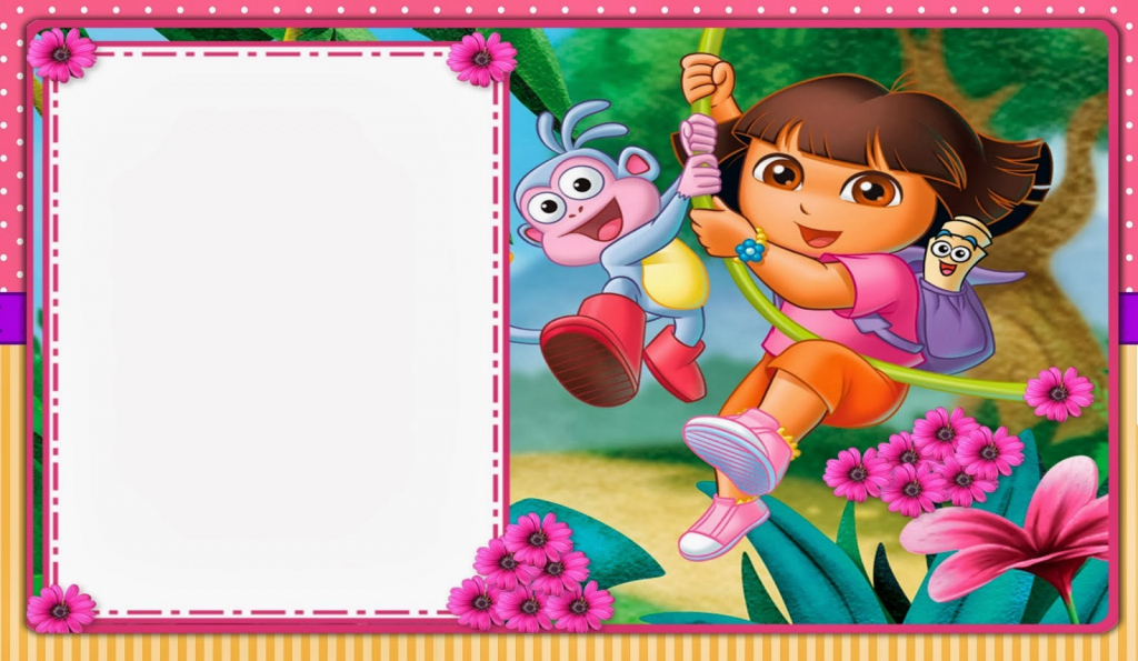 Dora The Explorer: Free Printable Invitations, Boxes And Party | Dora Birthday Cards Free Printable