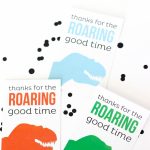 Download These Cute And Free Printable Dinosaur Thank You Cards | Dinosaur Thank You Cards Printable