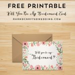 Download This Free Printable Will You Be My Bridesmaid Card, Plus | Free Printable Will You Be My Maid Of Honor Card