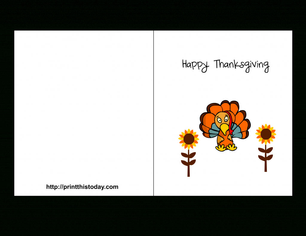 Downloadable Thanksgiving Cards - Canas.bergdorfbib.co | Printable Thanksgiving Cards For Kids