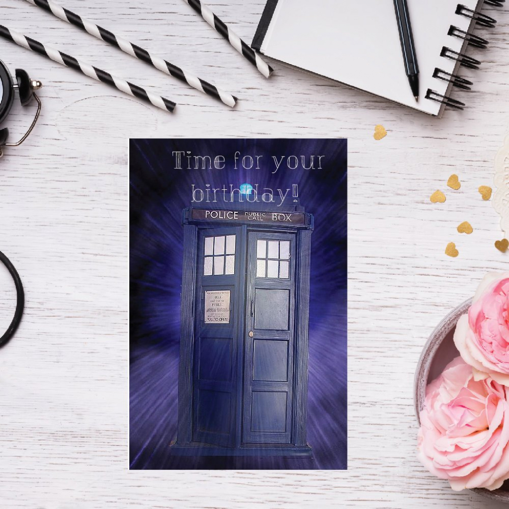 Dr Who Birthday Card Dr Who Card Doctor Who Birthday Pun | Etsy | Free Printable Dr Who Birthday Card