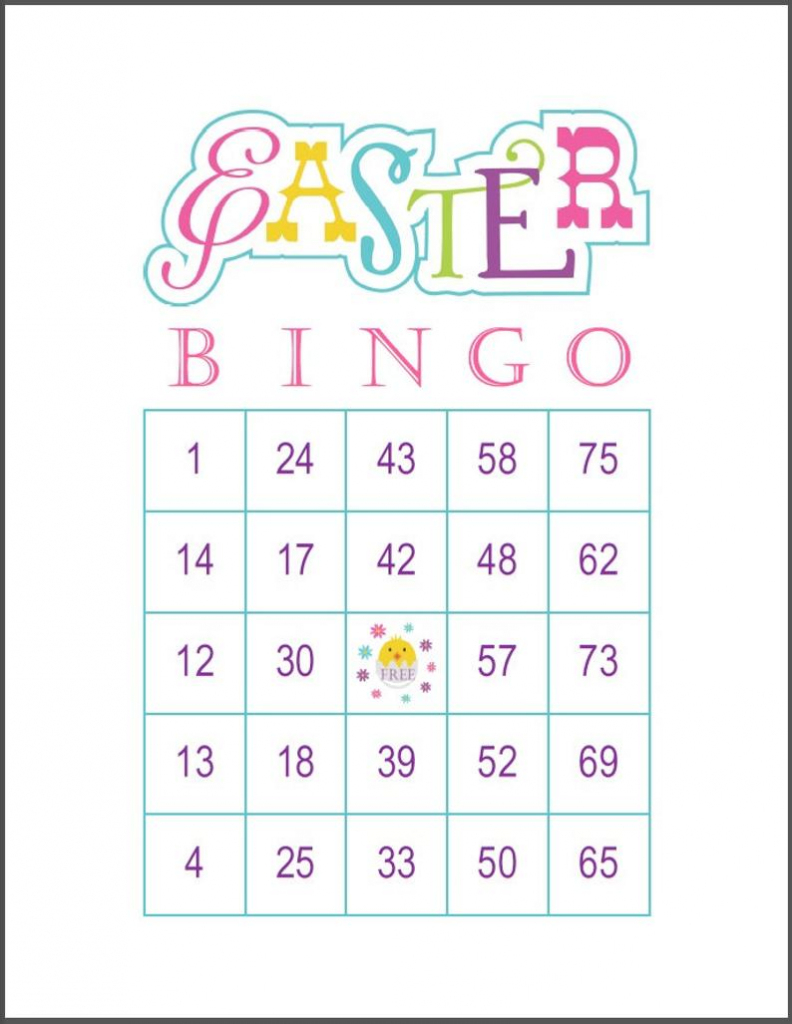 Easter Bingo Game Cards 100 Cards 1 Per Page 75 Call | Etsy | Printable Bingo Cards 1 100