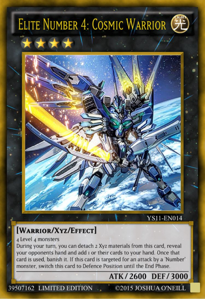 Elite Number 4: Cosmic Warrior | Yugioh | Mega Rayquaza, Card | Yugioh Card Maker Printable