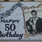 Elvis Presley 'happy 50Th Birthday' Card | Craftyshell's Cards | Elvis Birthday Cards Printable