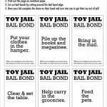 Enough! Why You Should Put Your Kids Toys In Jail & How Your Child | Get Out Of Jail Free Card Printable