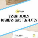 Essential Oil Business Cards, Young Living Essential Oils, Business | Free Printable Doterra Sample Cards