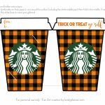 Fall Trick Or Treat Yo'self Starbucks Gift Card Holder Free | Printable Starbucks Gift Card