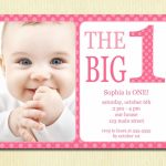 First Birthday Baby Girl Invitation   Diy Photo Printable Custom | Printable 1 Year Old Birthday Card