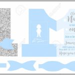 First Birthday Boy's Party. Printable Invitation Card For Little | Printable Invitation Card Stock