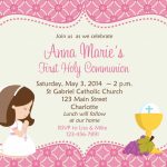 First Holy Communion Invitation Cards Free | Amber's Communion Ideas | First Holy Communion Cards Printable Free