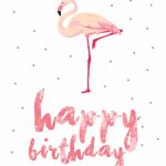Flamingo Birthday   Free Printable Birthday Card | Greetings Island | Free Printable Birthday Cards For Wife