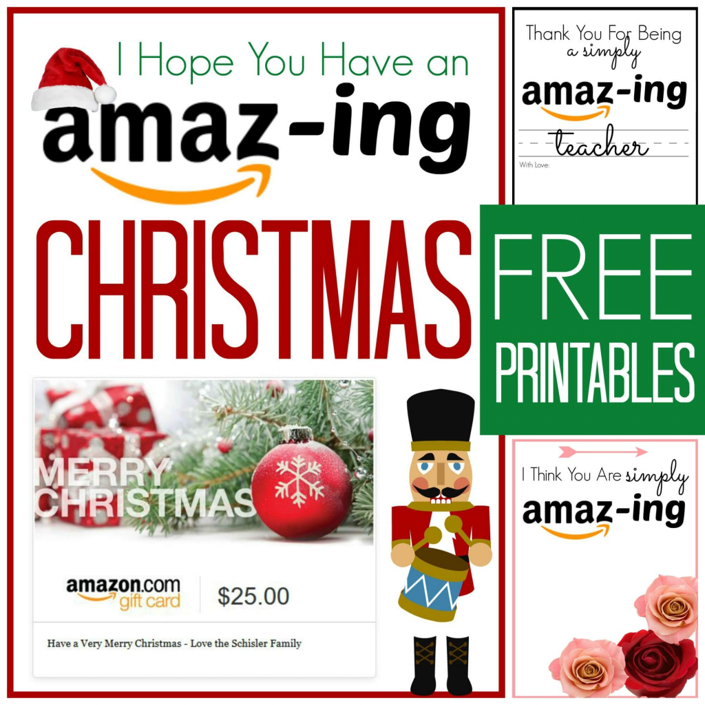 Free Amazon Gift Card Printable Cards | Amazon Printable Gift Card