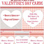 Free Bilingual Valentine's Day Cards! | Art/music/spanish/science | Printable French Valentines Cards