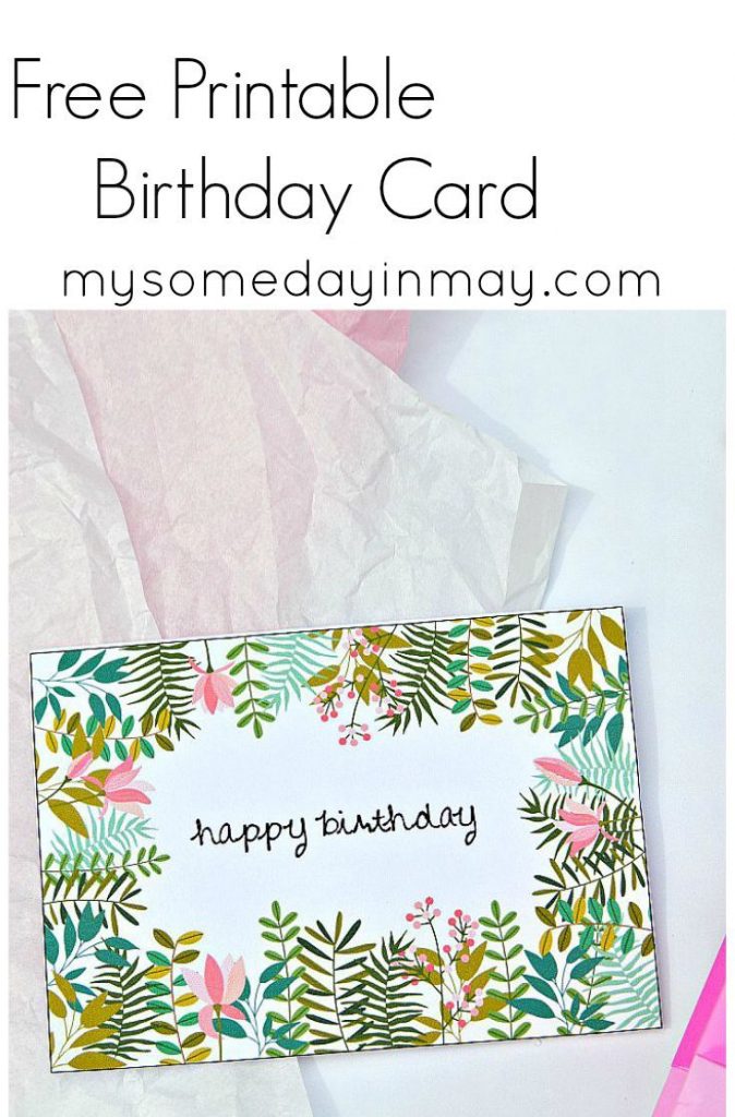Free Birthday Card | Birthday Ideas | Free Printable Birthday Cards | Free Printable Birthday Cards For Adults