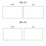 Free Blank Business Card Template Front And Back Design | Business | Free Printable Blank Business Cards