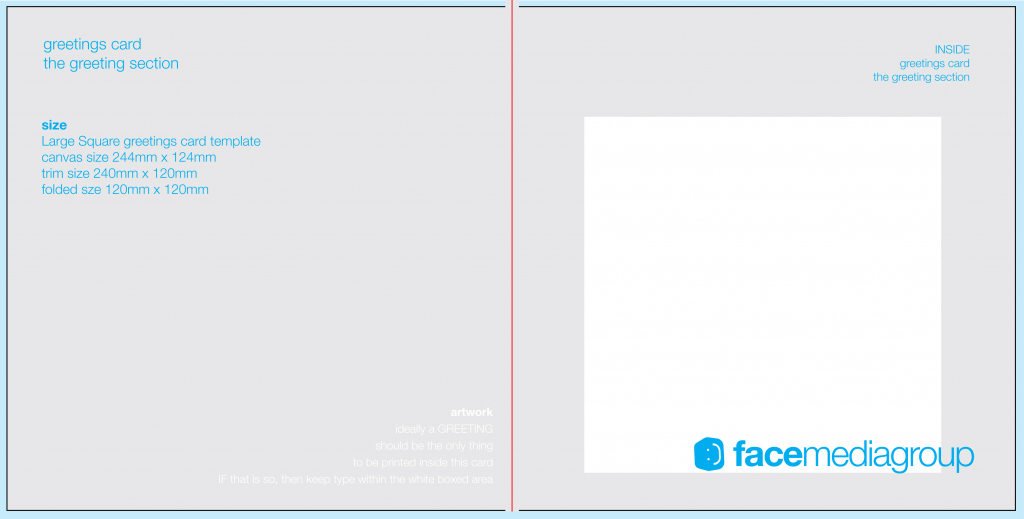 Free Blank Greetings Card Artwork Templates For Download | Face | Free Printable Blank Greeting Card Templates