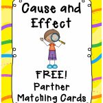 Free Cause And Effect Matching Partner Cards With Thanks From Book | Free Printable Cause And Effect Picture Cards