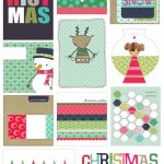 Free Christmas Card Printable Set | Printable Cards | Printable | Christmas Cards Download Free Printable