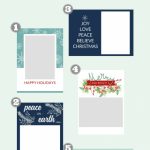 Free Christmas Card Templates   The Crazy Craft Lady | Free Printable Cards No Download Required