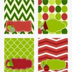 Free Christmas Party Printables | Printables | Christmas Place Cards | Free Printable Christmas Tent Cards