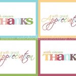 Free Download: Practice Thankfulness Postcards   Very Cute Set Of | Cute Printable Thank You Cards