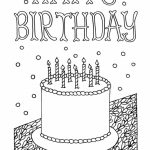 Free Downloadable Adult Coloring Greeting Cards | Diy Gifts | Printable Coloring Birthday Cards