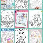 Free Easter Coloring Pages   Happiness Is Homemade | Free Printable Easter Cards To Print