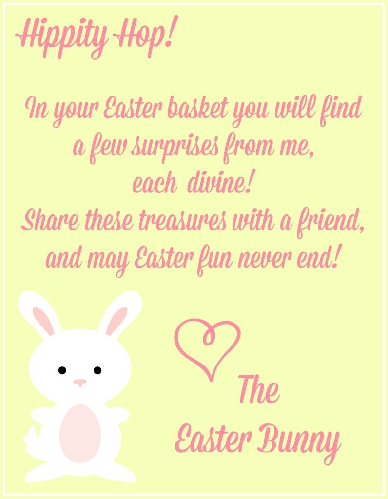 Free Easter Printables {Notes From The Easter Bunny} - | Craft Ideas | Free Printable Easter Cards For Grandchildren