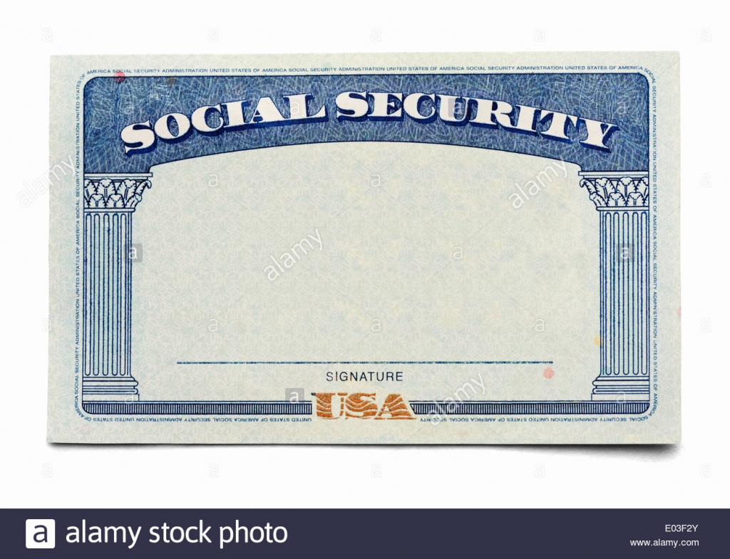 Printable Social Security Card Template Printable Cards