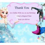 Free Frozen Birthday Thank You Cards | Frozen Party | Frozen | Disney Frozen Thank You Cards Printable