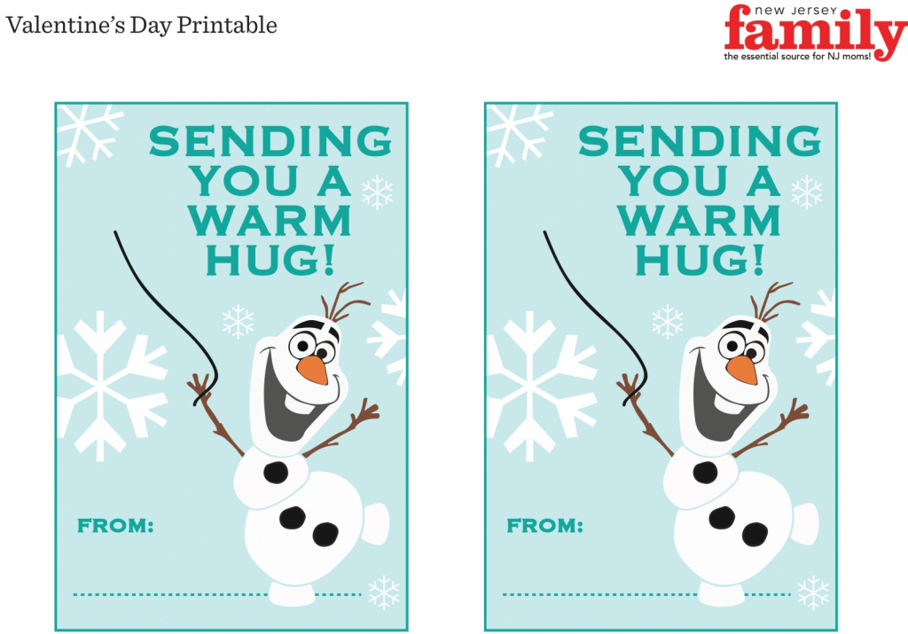 Free Frozen Valentine Printable - Nj Family | Frozen Valentine Cards Printable